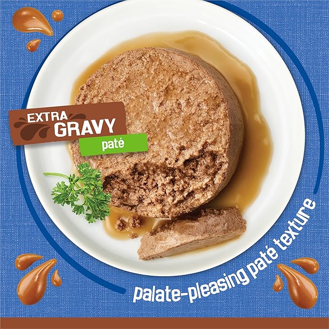 Purina Friskies Wet Cat Food Pate, Extra Gravy With Tuna - (Pack of 24) 5.5 oz. Cans