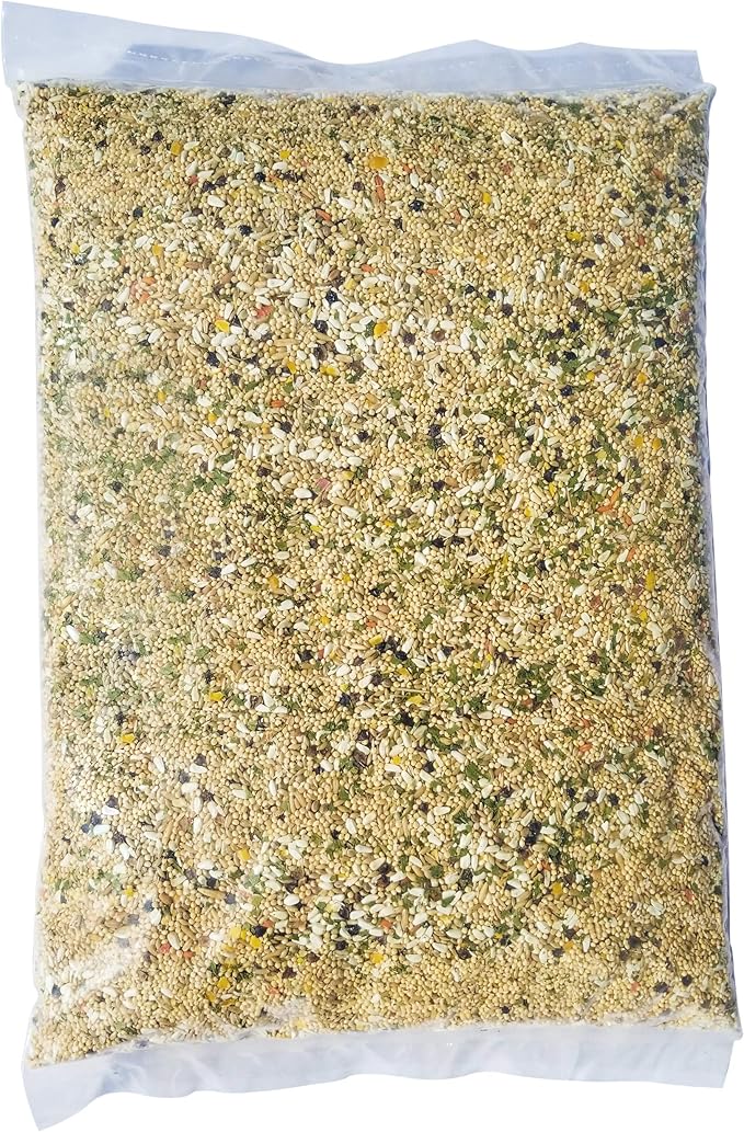 Volkman Avian Science Super Cockatiel No Sunflower Bird Food Daily Diet for Lovebirds Green Cheeked Conures Sun Conures, One 8lb Bag