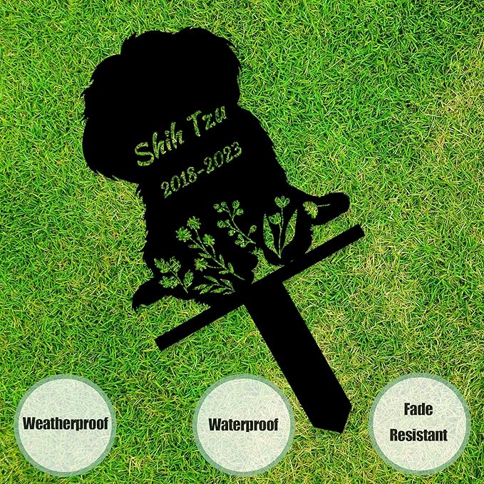 Personalized Dog Memorial Stake, Dog Grave Marker, in Memorial of Dog, Dog Loss Gift, Dog Name Sign Pet Sympathy Gift