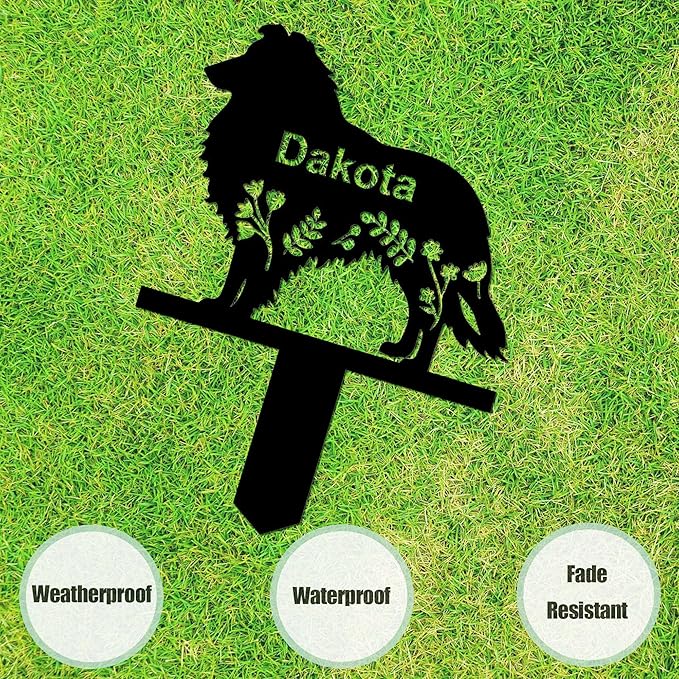 Personalized Dog Memorial Stake, Dog Grave Marker, in Memorial of Dog, Dog Loss Gift, Dog Name Sign Pet Sympathy Gift
