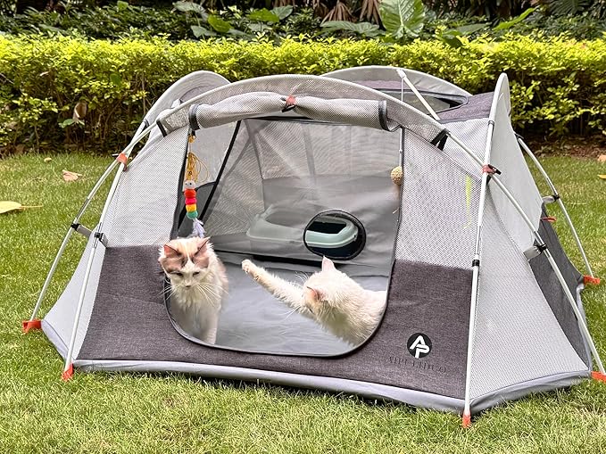 Portable Cat Tent, Removable Pet Playpen for Indoor and Outdoor Use of Puppy and Kitten Play Enclosure Houses