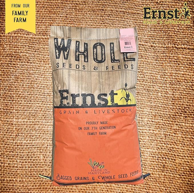 Ernst Grain & Livestock Cracked Corn, Non-GMO – Perfect Feed for Ducks, Squirrels, Chickens, Ducks, Deer, Rabbits, Geese, and More! (10 lb)
