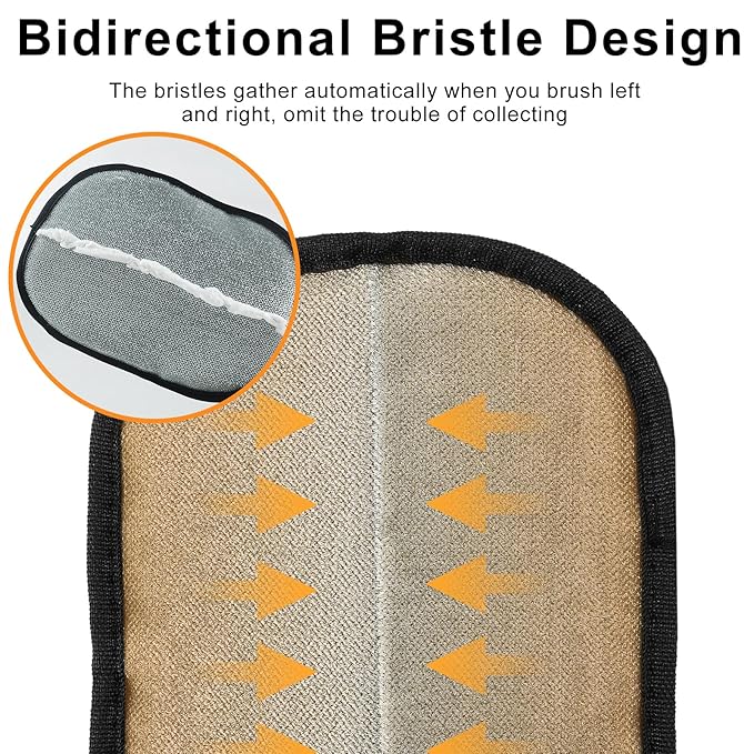 4 Pack Electrostatic Pet Hair Removal Gloves,Upgrade Magic Brush Pet Hair Remover Tool, Washable Reusable Cats and Dogs Grooming Gloves for Laundry, Couch, Car Seat, Furniture