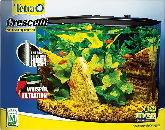 Tetra Aquarium Kit, Fish Tank with Filter & Lights