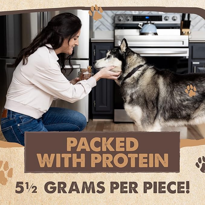 Mighty Paw Naturals Chicken Jerky Dog Treats | Chicken Jerky for Small, Medium and Large Breeds. All Natural Dog Treats. Natural Chews Treat for Large Pets, and Puppies. 14 oz (Pack of 2)