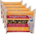 Wildlife Sciences Songbird Feast Large Seed Cakes | 1.5-2 lb Large Bird Seed Cakes for Wild Birds (Pack of 4)