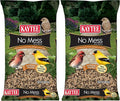 Kaytee No Mess Finch Seed and Nyjer Blend, Attracts Goldfinches, Chickadees, Junos, Finches and Other Wild Birds, 8 Pounds (Pack of 2)