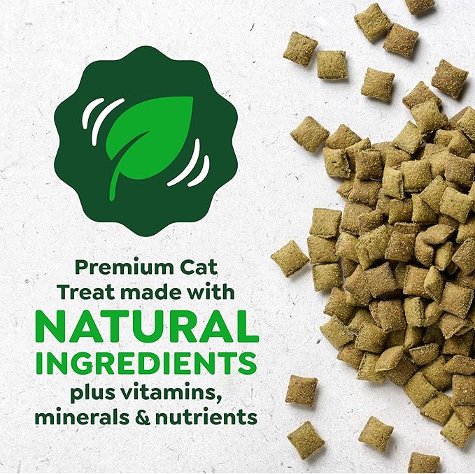 Greenies Feline Smartbites Healthy Kitten Treats for Indoor Kittens, Crunchy and Soft Natural Cat Treats, Chicken Flavor, 16 oz. Tub