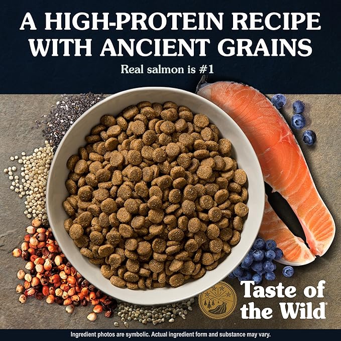 Taste Of The Wild Ancient Stream Canine Recipe With Smoke-Flavored Salmon And Ancient Grains 5lb