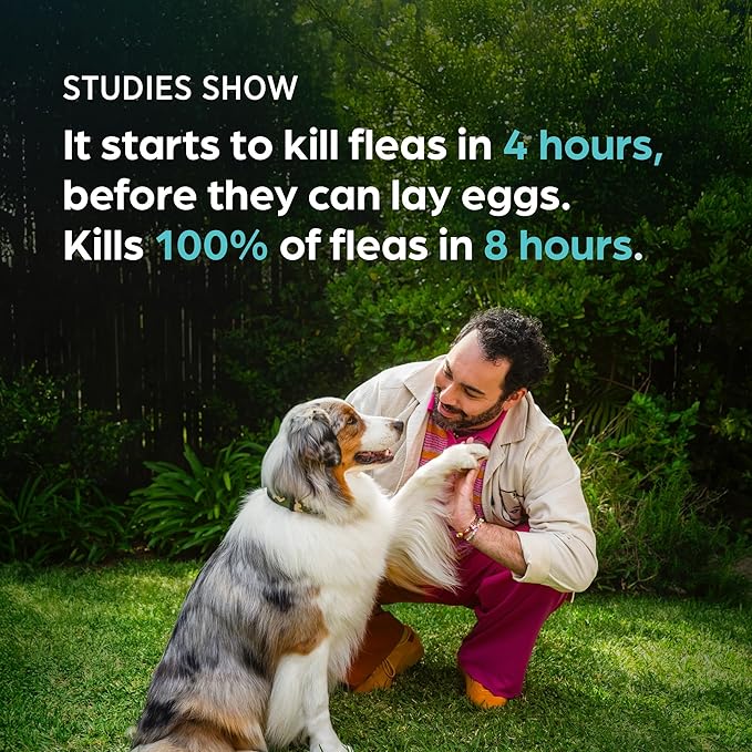 Simparica Trio (sarolaner, moxidectin, and pyrantel chewable Tablets) Chewables for Dogs, 72 mg/tab, 88.1-132 lbs, (Brown), 6 Tablets