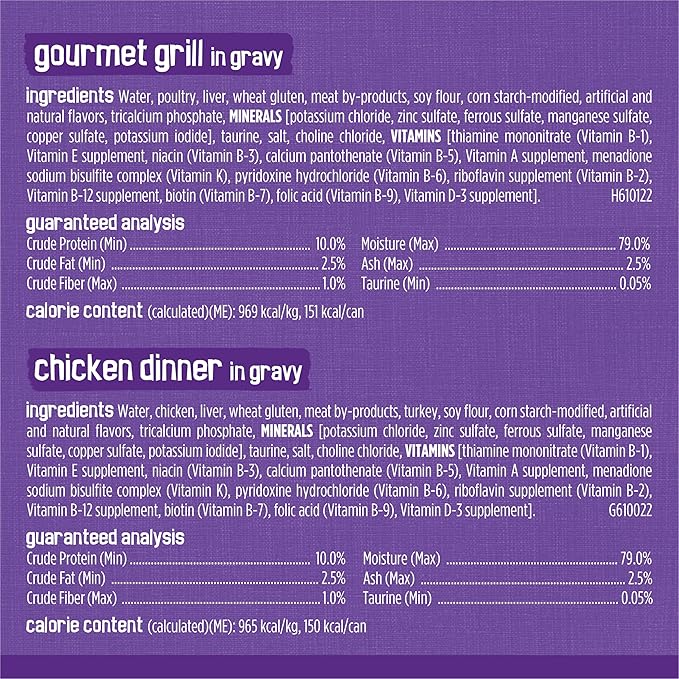 Friskies Purina Gravy Wet Cat Food Variety Pack, Meaty Bits - 5.5 oz. Cans (Pack of 48)