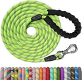 NTR 50FT Dog Long Leash with Swivel Lockable Hook and Comfortable Padded Handle, Dog Training Leash for Walking, Hunting, Camping, Backyard for Small Medium and Large Dogs Green