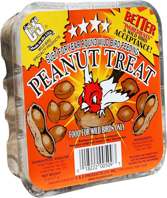 C&S Peanut Treat Suet - 11 oz.