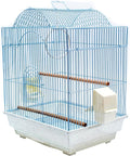 Penn-Plax Small Bird Cage– Great for Parakeets, Lovebirds, Parrotlets, Finches, Canaries, and More – Arch Style Cage – White