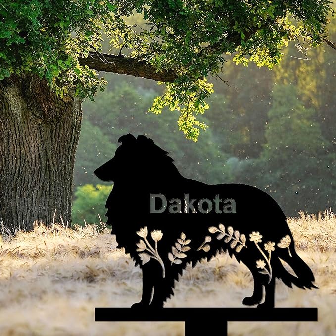 Personalized Dog Memorial Stake, Dog Grave Marker, in Memorial of Dog, Dog Loss Gift, Dog Name Sign Pet Sympathy Gift