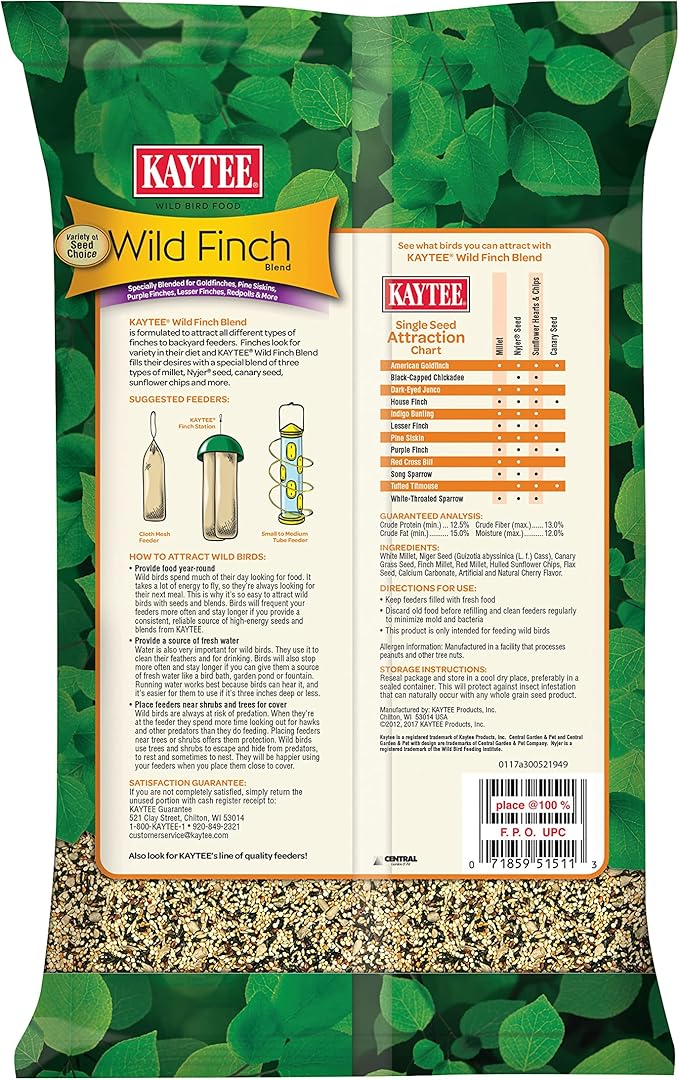 Kaytee Wild Bird Finch Food Blend,3 lb,(Pack of 2)