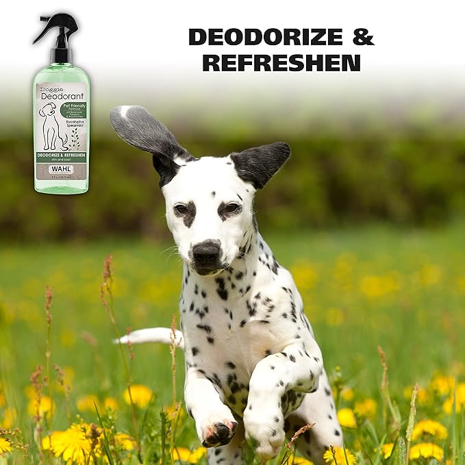 Wahl USA Deodorizing & Refreshing Pet Deodorant for Dogs - Eucalyptus & Spearmint Scent to Refresh the Skin and Coat - Model 820011A,(Pack of 6)