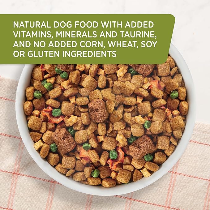 Nutrish Dish Premium Natural Dry Dog Food, Chicken & Brown Rice Recipe with Veggies & Fruit (Rachael Ray), 3.75 Pound Bag