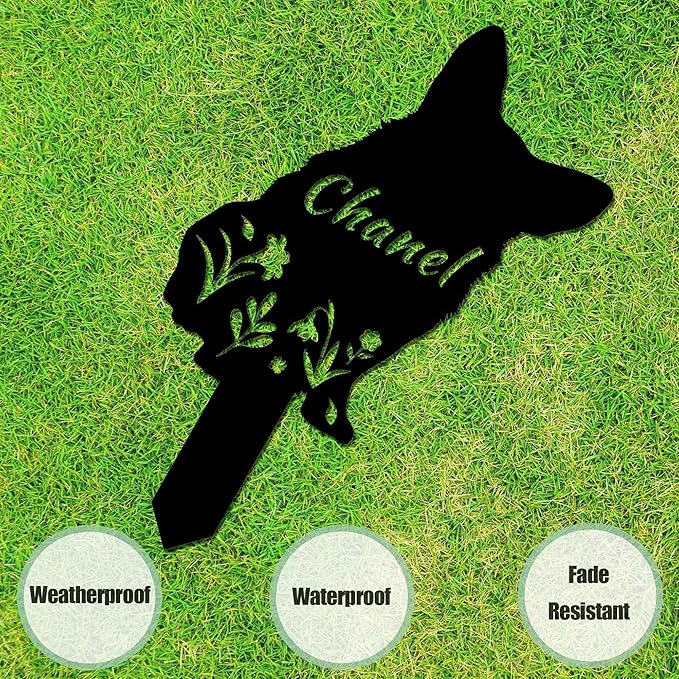 Personalized Dog Memorial Stake, Dog Grave Marker, in Memorial of Dog, Dog Loss Gift, Dog Name Sign Pet Sympathy Gift