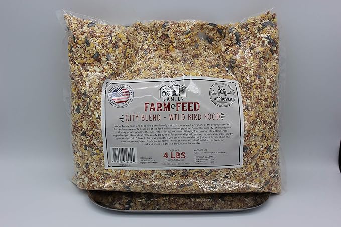 | Four Season | City Blend | Fancy Wild Bird Food | Backyard Songbird| 4 Pounds