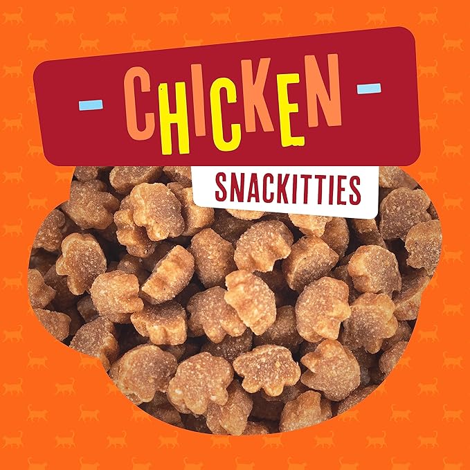Fromm PurrSnackitty Chicken Flavor Snackitties Treats - Premium Soft & Savory Cat Treats - Pack of (3) 3 oz Bags