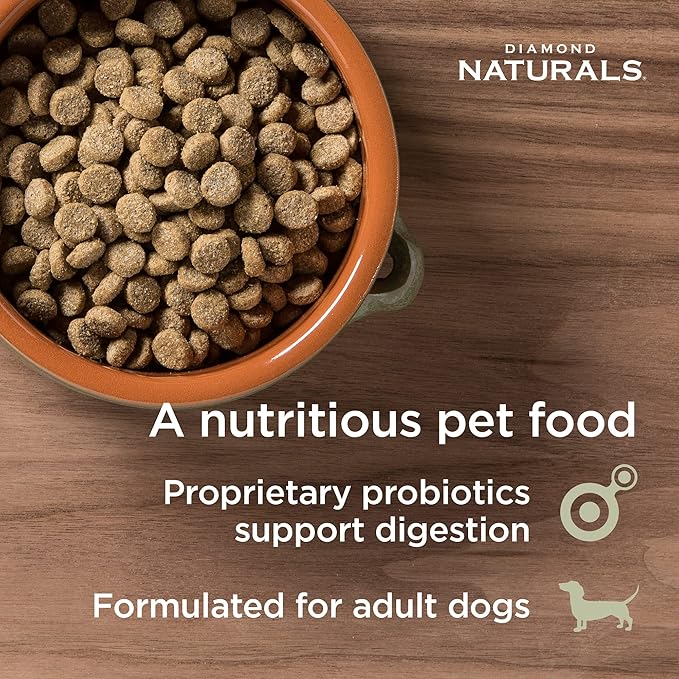 Diamond Naturals Light Dry Dog Food Formula with Quality Lean Protein, Probiotics and Essential Nutrients