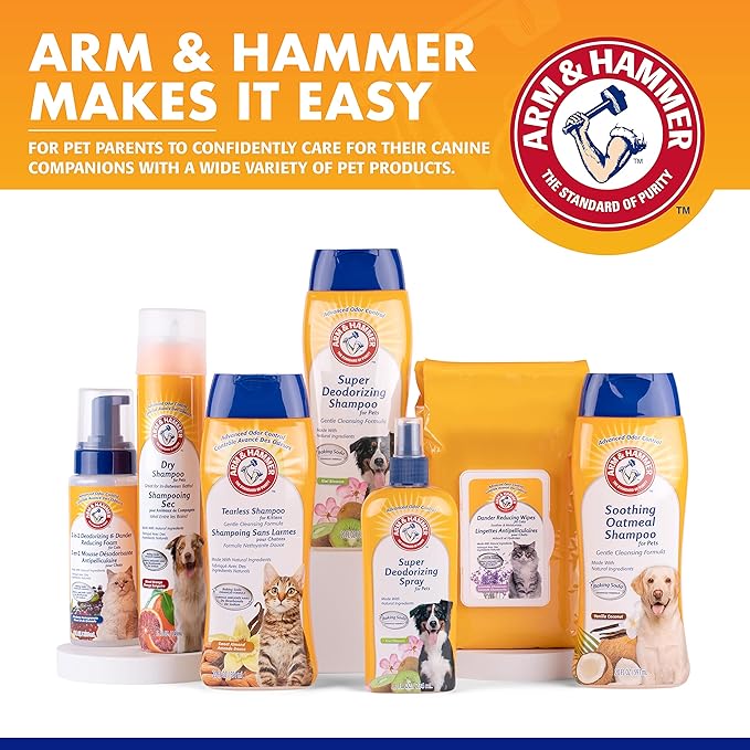 Arm & Hammer for Dogs Super Deodorizing Spray for Dogs Best Odor Eliminating Spray for All Dogs & Puppies Fresh Kiwi Blossom Scent That Smells Great, 6.7 Ounces 2 Pack (FF9367AMZ2) (Pack of 2)