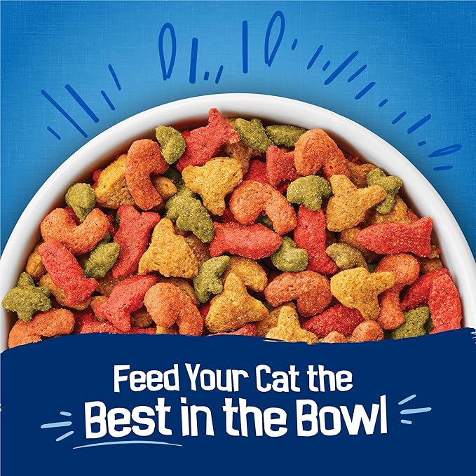 Purina Friskies Dry Cat Food Seafood Sensations With Salmon, Tuna, and Shrimp Flavors - (Pack of 4) 3.15 lb. Bags