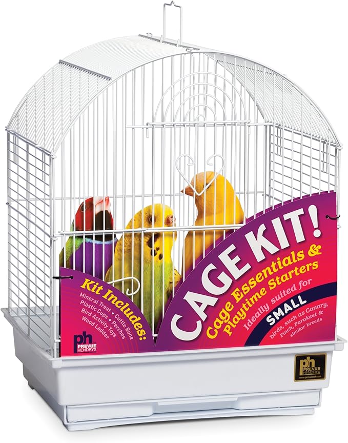 Prevue Pet Products 91102 Round Roof Bird Cage Kit