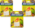 (3 Pack) Zoo Med Bird Banquet Mineral Blocks - Mealworm Formula - Small (1 Ounce Per Pack)