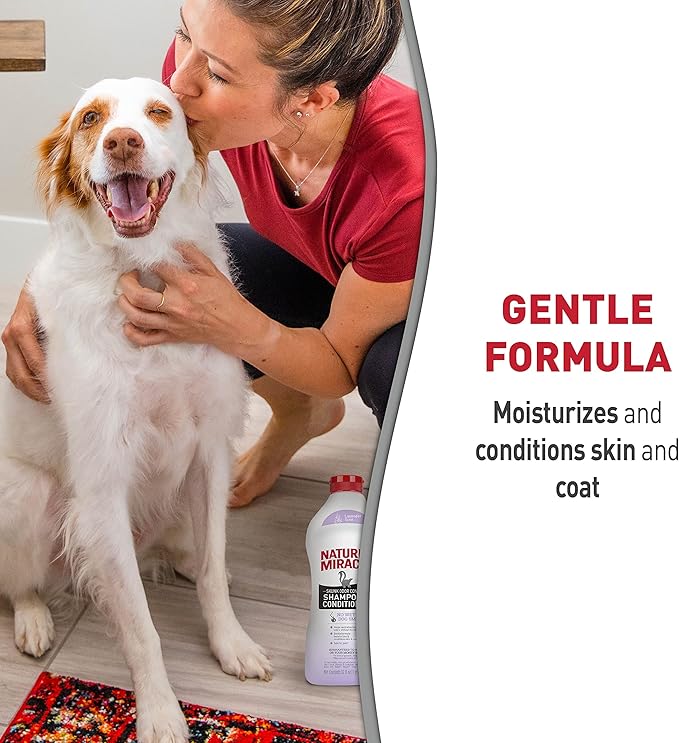Nature's Miracle Skunk Odor Control Shampoo & Conditioner Lavender Scent 32 Ounces, Odor Control Formula