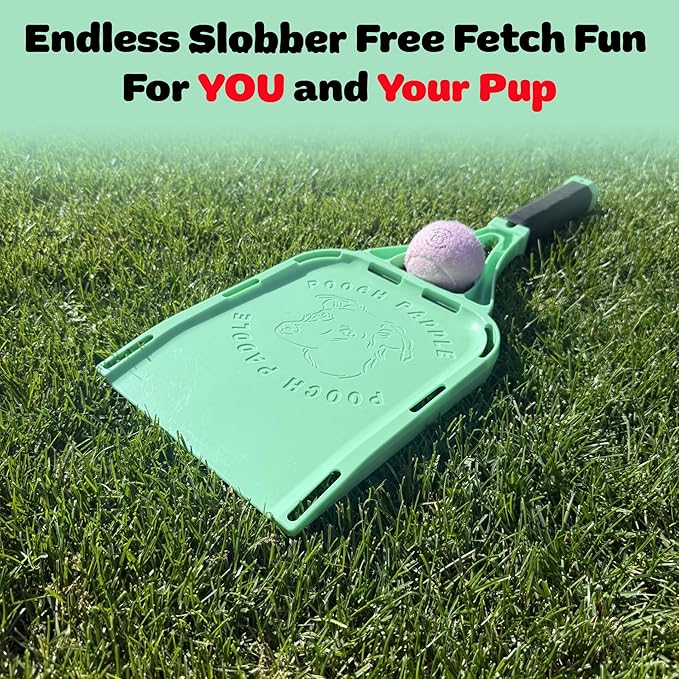 Dog Ball Launcher with 3 Balls - Long-Distance Ball Thrower for Dogs with Ergonomic Grip & 3 Durable Balls – Hands-Free Pickup, Slobber-Free Play for Park, Beach & Backyard