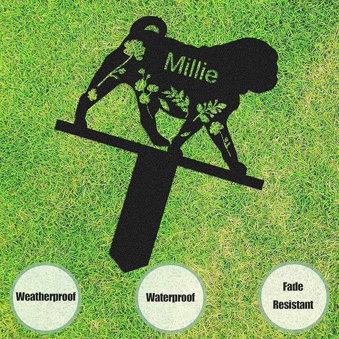 Personalized Dog Memorial Stake, Dog Grave Marker, in Memorial of Dog, Dog Loss Gift, Dog Name Sign Pet Sympathy Gift