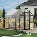 Large Outdoor Cat Enclosure for Multiple Cats - Weatherproof Catio with UV Cover, Platform & Side Door