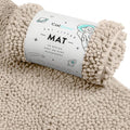 CatGuru Cat Litter Mat, Medium, Extra Large, XXL, Waterproof Litter Box Mat, Non Slip Kitty Litter Mat, Machine Washable Litter Trapping Mat, Soft Litter Tray, Cat Stuff (Medium, Sand/Heavy-Duty)