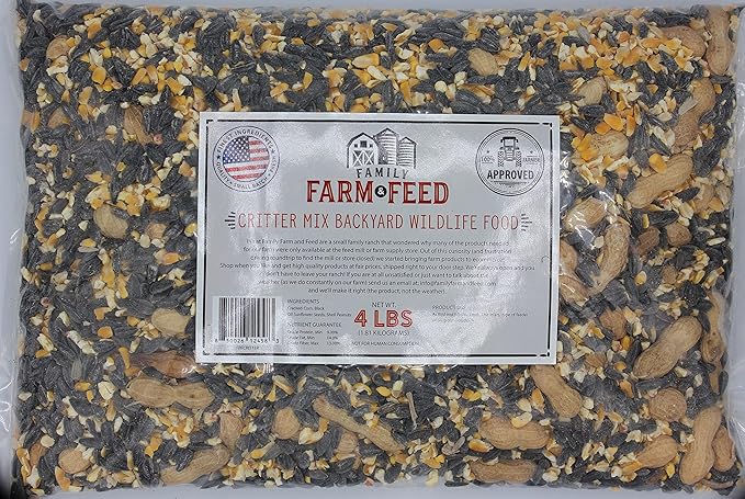 | Four Seasons | Critter Mix | Wild Bird Food | Backyard Songbird | 4 Pounds