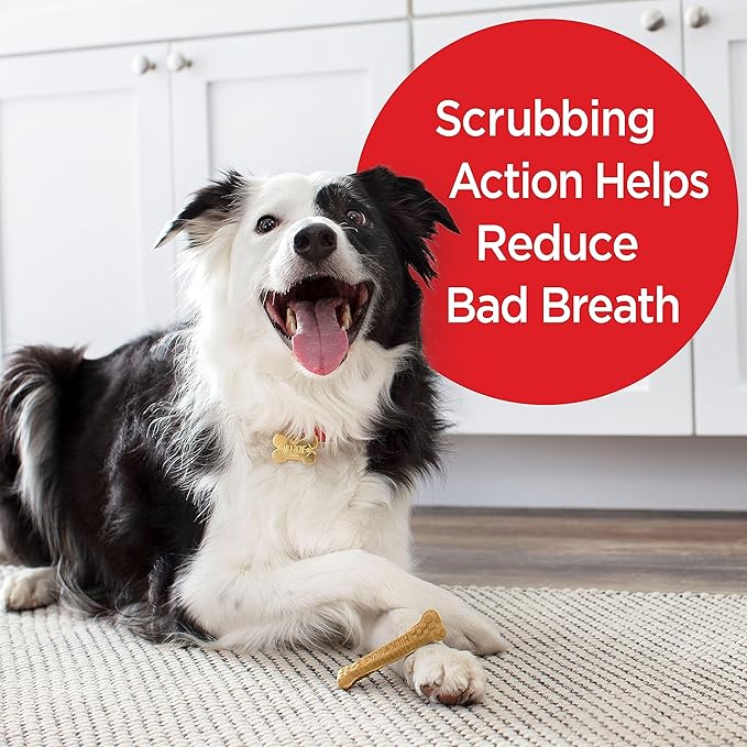 Milk-Bone Brushing Chews Original Chicken Flavor Daily Dental Dog Treats, Small/Medium, 27.5 Oz. Bag