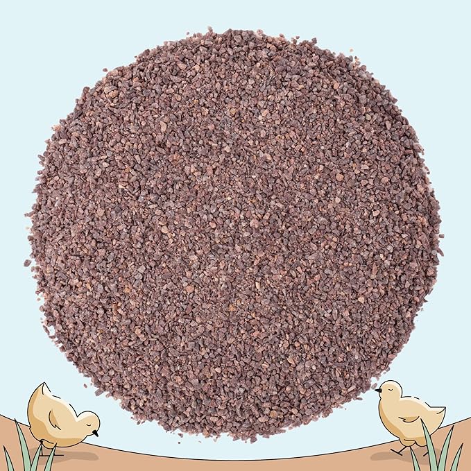 Mile Four Chick Grit (50 lbs) for Baby Chicks Chickens Age 0-8 Weeks, 100% Natural Mineral Chick Grit Quartzite, Poultry Grit Digestive Aid, USA Mined