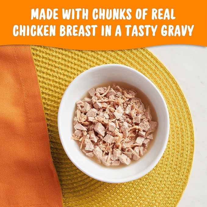 Meow Mix Chunks in Gravy Wet Cat Food, Chicken Breast, 2.75 Ounce (Pack of 12)
