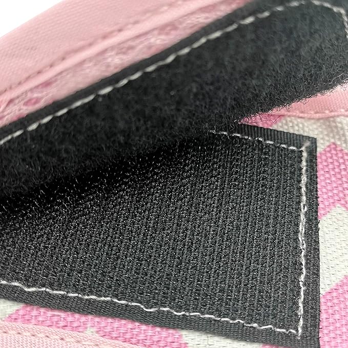 Cat Harness and Leash for Walking Escape Proof, Adjustable Cat Vest Harness, Padded Stylish Cat Walking Jackets, Pink Plaid, Large