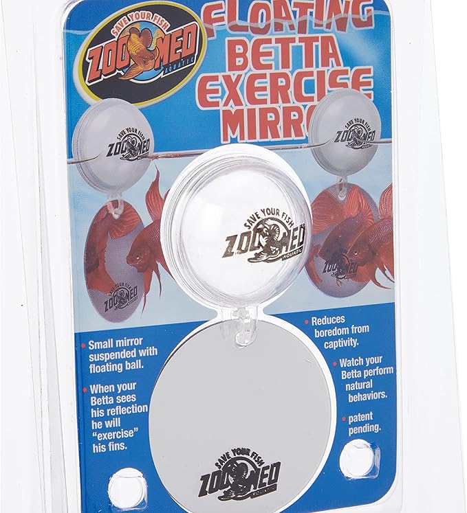 Zoo Med Floating Betta Exercise Mirror White 2 oz.