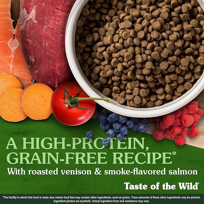 Taste Of The Wild Rocky Mountain Grain-Free Dry Cat Food With Roasted Venison & Smoke-Flavored Salmon 5lb (Pack of 1)