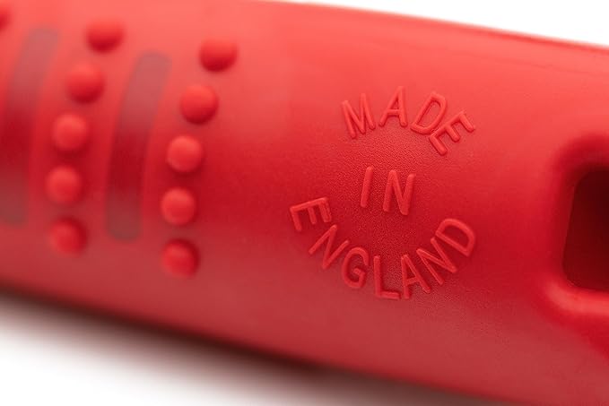 ACME Alpha 210.5 Professional Dog Training Whistle with Enhanced Ergonomic Grip. BPA-Free Plastic. 110 dBA. Standardized Frequency for Smaller Dogs. Weatherproof. Made in The UK (Carmine Red)