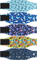 5 Pack Dog Diapers Male Reusable, Premium Belly Bands for Male Dogs, High Absorbing Dog Pee Wraps for Doggie in Incontinence or Excitable Urination and Training Hawaii XXL