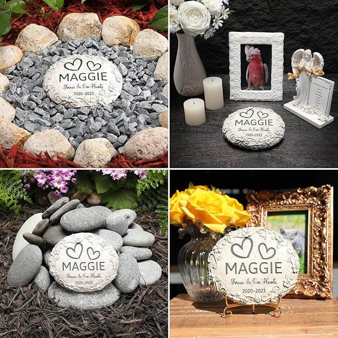 Personalized Cockatoo Memorial Stone, Pet Grave Marker Cockatoo, Cockatoo Headstone, Cockatoo Tombstone, Birds Gravestone, Cockatoo Memorial Gifts
