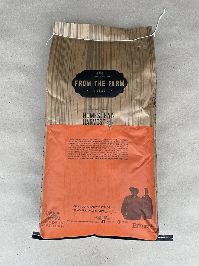 Ernst Grain & Livestock Cracked Corn, Non-GMO – Perfect Feed for Ducks, Squirrels, Chickens, Ducks, Deer, Rabbits, Geese, and More! (46 lb)