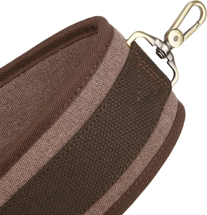 WAYNE'S DOG Canvas Duck Game Carrier - 12 Drops, Slip Noose - Bird Tote, Waterfowl & Goose Hanger, Duck Carrier Lanyard (Coffee)