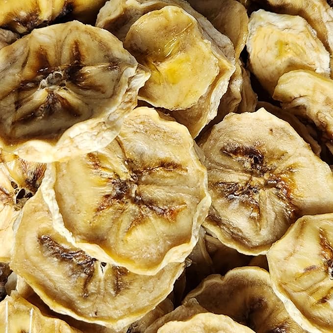 Dehydrated Banana Chips | Treats for Pet Parrots, Birds, Dogs, Hamsters, Guinea pigs, Ferrets, etc. | Small Business | Handmade (1 Ounce)