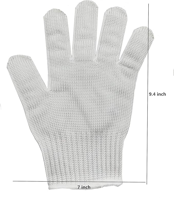alfyng Bird Training Anti-Bite Parrot Chewing Protective Gloves, Small Animal Handling Gloves for Parrotlets Cockatiels Finch Macaw (1 Pair White)