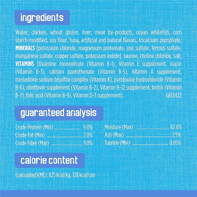 Purina Friskies Shreds With Ocean Whitefish and Tuna in Sauce Wet Cat Food - (Pack of 24) 5.5 oz. Cans